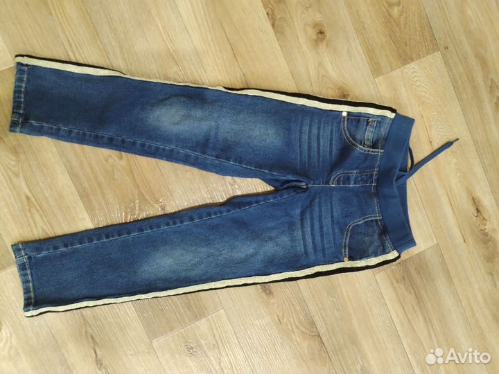 Джинсы для девочки пеликан