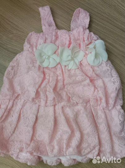 Платье для девочки с шубкой