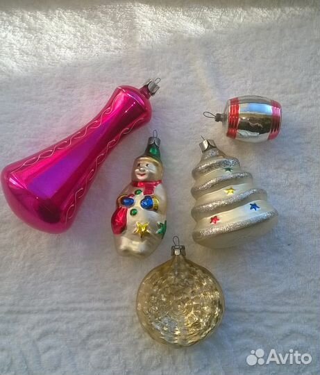 Елочные игрушки СССР, цена за все
