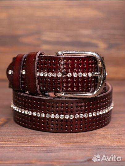 Ремень женский кожаный