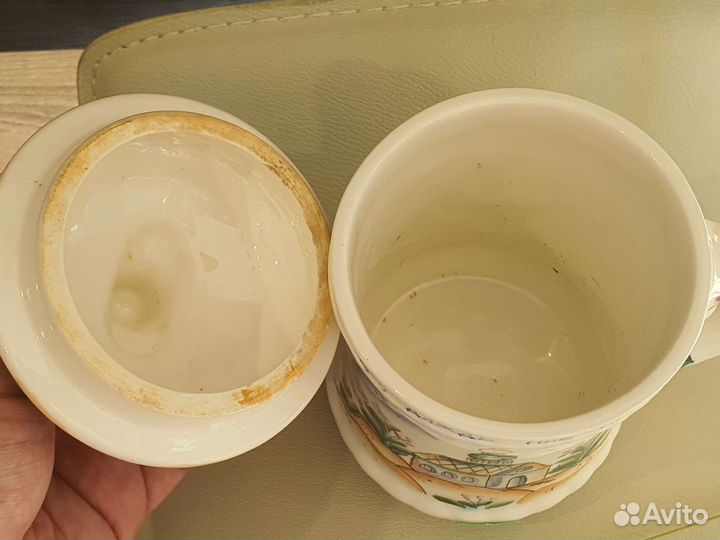 Авторские работы. Кружка и тарелка с ресунком