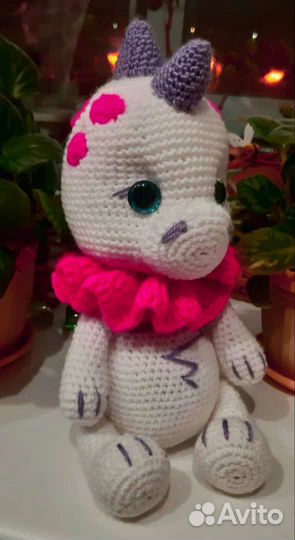 Вязанные игрушки дракон