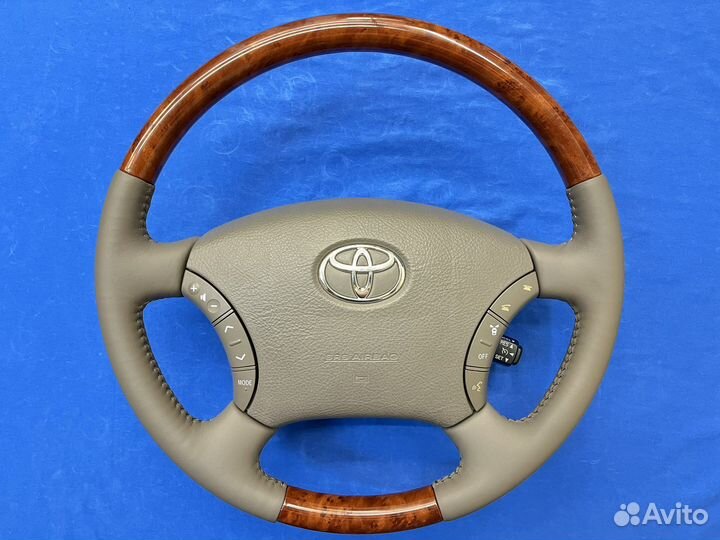 Оригинальный руль с подогревом Toyota Prado 120
