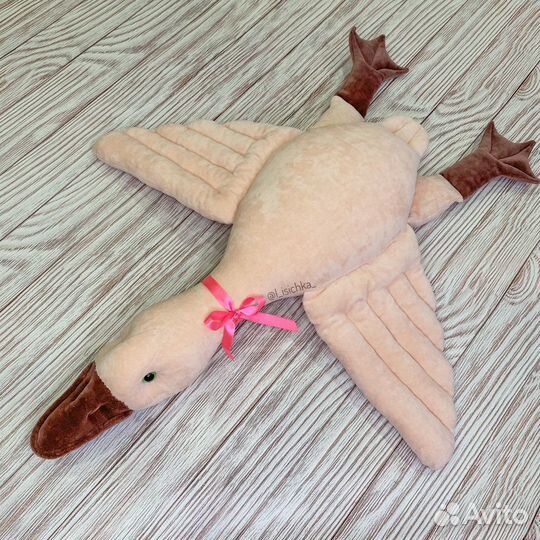 Гусь-обнимусь 60-65см Ручная работа