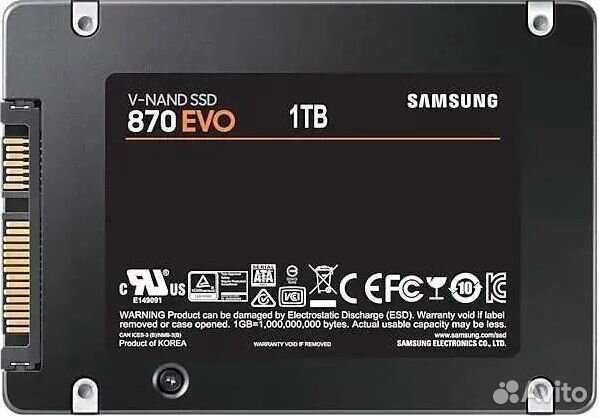 Ssd samsung 870 EVO 1 Tb