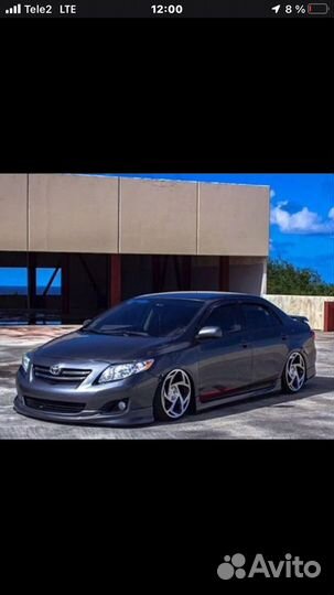 Обвес на Toyota Corolla E150 дорест