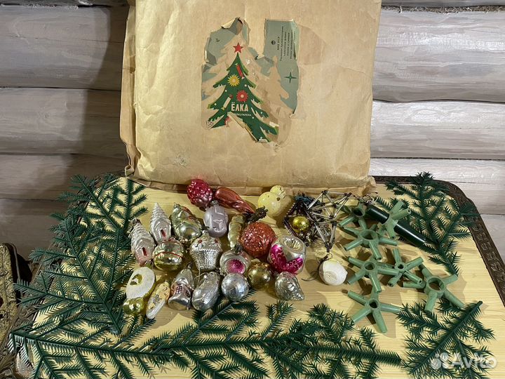 Елочные игрушки. Гирлянды СССР