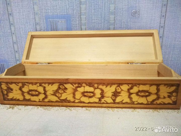 Шкатулка деревянная СССР