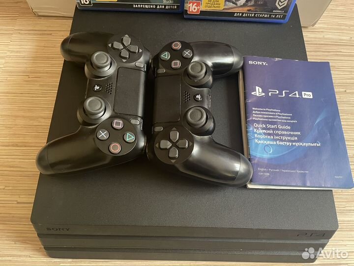 Sony PS4 pro 1tb + игры+ подписка