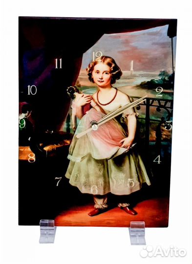 Декоративные часы принцесса саксонии