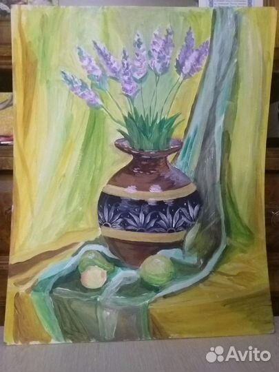Картина натюрморт акрилом