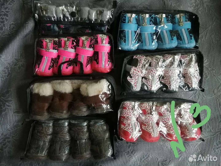 Ботинки демосезонные для собак разм 2, 3, 4, 5