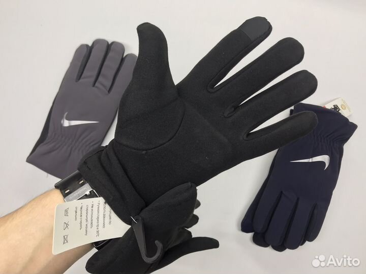 Перчатки nike зимние теплые