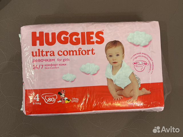 Подгузники huggies ultra comfort р.4 для девочек