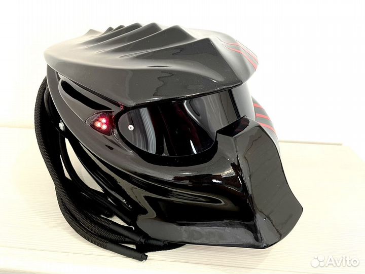 Новый Мото шлем Хищник Predator