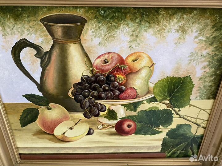 Картина маслом на холсте натюрморт