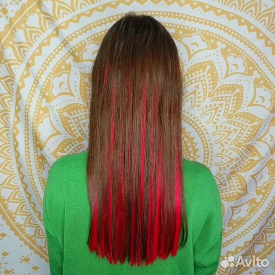 Точечное афронаращивание волос