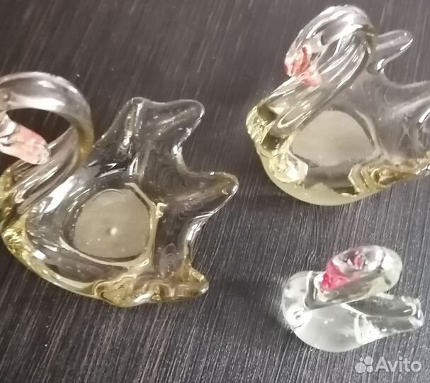 Лебеди с Гусь Хрустального завода времен СССР