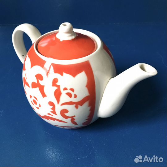 Чайник заварочный большой 0,8 л фарфоровый