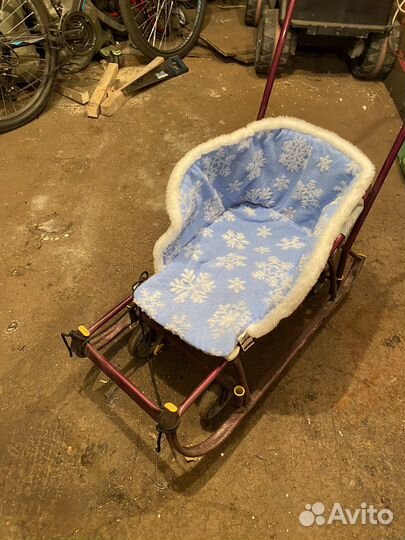 Санки на колесах