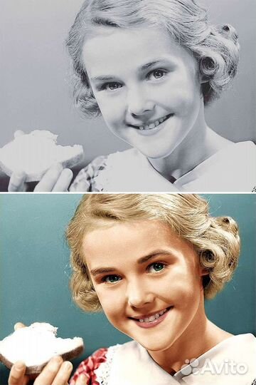 Я фото в цветное+ ретушь