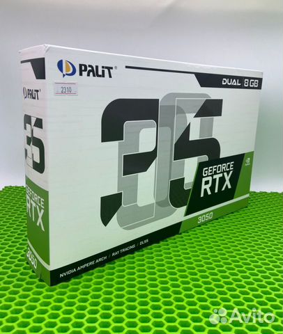 Новая Видеокарта Palit GeForce RTX 3050 Dual OC 8G