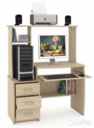 Компьютерный стол Комфорт 5 ск дуб сонома