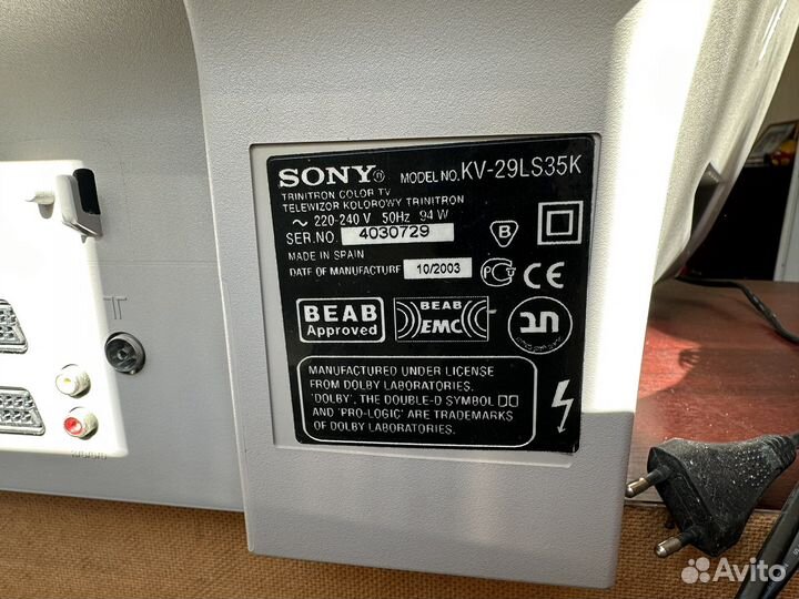 Телевизор sony