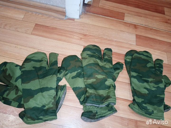 Варежки зимние мужские