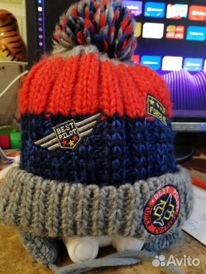 Шапка для мальчика зимняя
