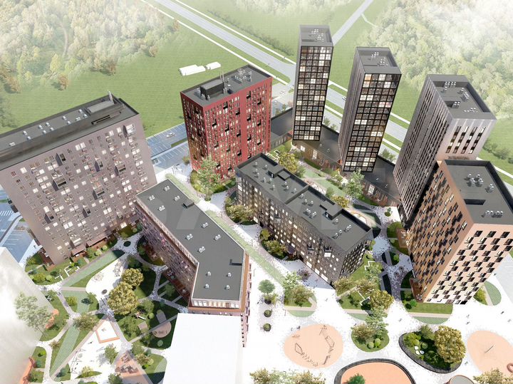 2-к. квартира, 54,7 м², 11/15 эт.