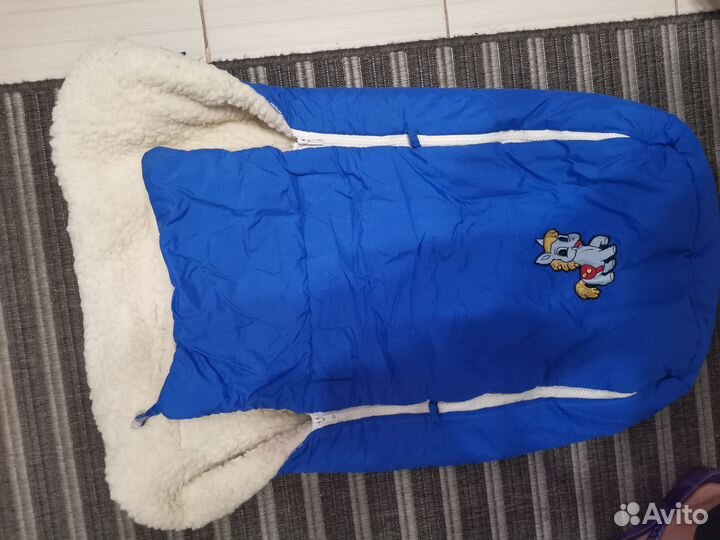 Зимний конверт в коляску