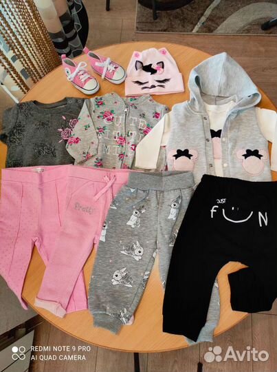 Вещи пакетом на девочку с 62-74р