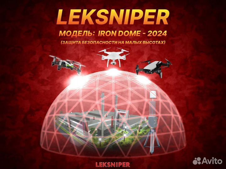 Антидрон купол Leksniper Iron Dome 2024