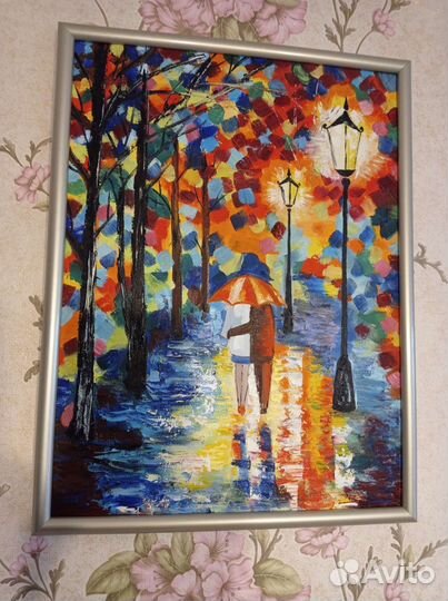 Картина маслом на холсте пейзаж