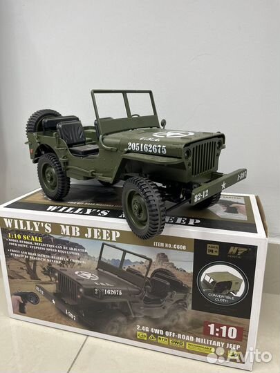 Радиоуправляемый автомобиль willys MB jeep