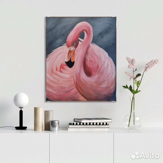 Картина Фламинго