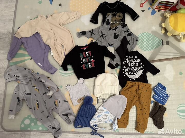 Пакет вещей на мальчика 68 размер