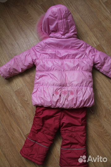 Зимний комплект на девочку 92
