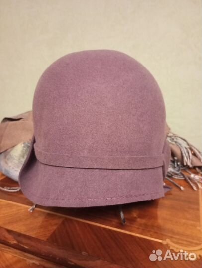 Фетровая шляпка в ретро стиле