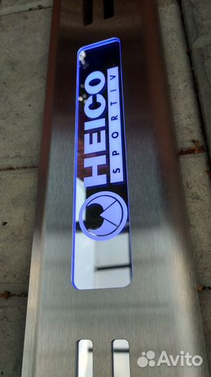 Накладки на пороги с подсветкой heico