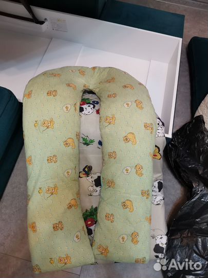 Подушка для беременных и матрас детский