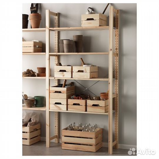 Knagglig Ящик 102.923.57 Сосна 23x31x15 см. IKEA