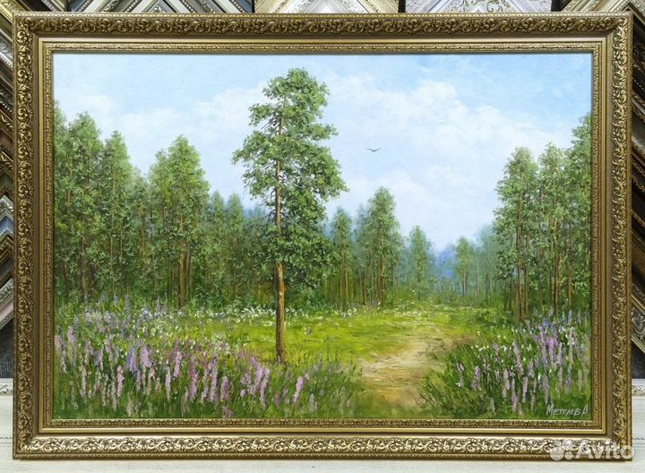 Картина масло А. Метелев