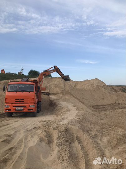 Доставка песок пгс