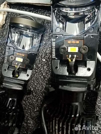 Линзованные лампы h4