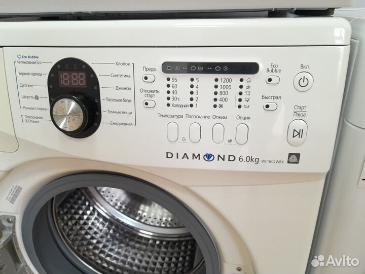 Стиральная машина samsung diamond ecobubble 6кг