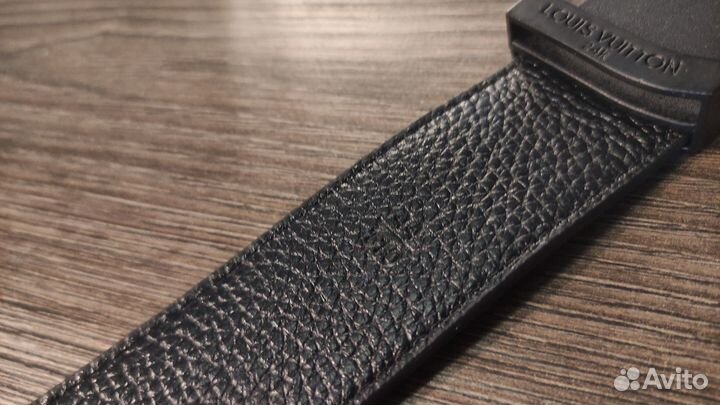 Ремень Louis Vuitton чёрный 110 см