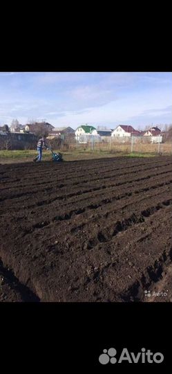 Вспашка земли, покос травы