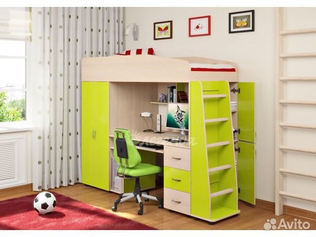 Кровать чердак